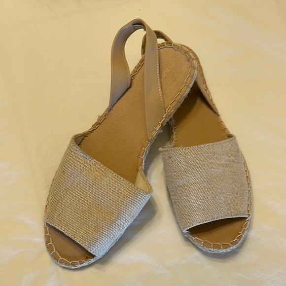 Bamboo Espadrille Flats - Picture 1 of 3